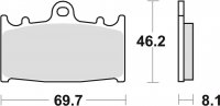 TRW klocki hamulcowe przód Kawasaki ZX-9R 900 Ninja ( 94-95) 