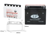 LANDPORT Aprilia Pegaso 650 Strada (05-) akumulator elektrolit osobno 