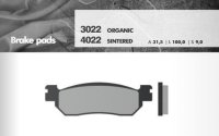 Brenta klocki hamulcowe tył Yamaha YZF 600 R6 (99-02) 
