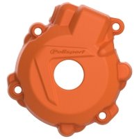 POLISPORT OSŁONA POKRYWY (DEKLA) ALTERNATORA KTM EXC-F/XCF-W 250 '14-'16; EXC-F/XCF-W 350 '12-'16; FREERIDE 350 '13-'17 KOLOR POMARAŃCZOWY 