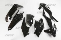 UFO KOMPLET PLASTIKÓW KTM EXC '17-'19, KOLOR CZARNY 