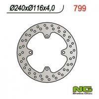 Tarcza hamulcowa tylna Kawasaki KLX 450 07-20 
