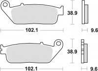 TRW klocki hamulcowe przód HONDA CB - F 650 ( 14-16) 