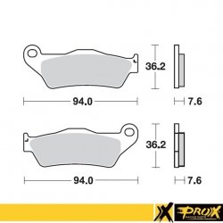 PROX klocki hamulcowe tył Moto Guzzi Griso 8V 1200 (07-17)