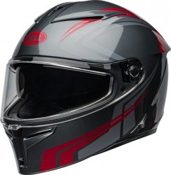 KASK BELL LITHIUM ECE6 JETSTREAM GRAY/CANDY RED L
