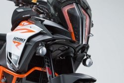 ZESTAW MONTAŻOWY LAMP KTM 1290 SUPER ADVENTURE (16-) BLACK SW-MOTECH