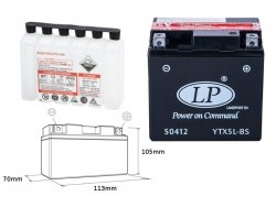  LANDPORT Husaberg FE 550 Enduro (03-05) akumulator elektrolit osobno 