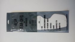ZRYWKI TEAR-OFF DO GOGLI FOX AIRSPACE/MAIN II STANDARD 20PK CLEAR OS