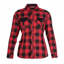 KOSZULA BROGER ALASKA LADY RED/BLACK DS