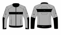 KURTKA TEKSTYLNA OZONE DART SILVER/BLACK 4XL