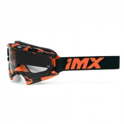 GOGLE IMX MUD GRAPHIC ORANGE GLOSS/BLACK - SZYBA CLEAR (1 SZYBA W ZESTAWIE)