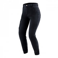 SPODNIE JEANS OZONE JANE LADY JOGGER FIT BLACK W32L30 D32/30