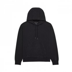 BLUZA Z KAPTUREM FOX WORDMARK OVERSIZED FLEECE PO BLACK M