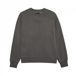 BLUZA FOX WORDMARK OVERSIZED FLEECE CREW PEWTER XL