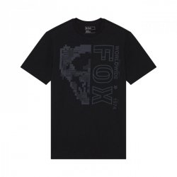 T-SHIRT FOX IMAGE SKULL PREM BLACK XXL