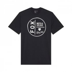 T-SHIRT FOX WORLDWIDE PREM BLACK L