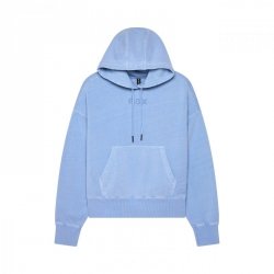 BLUZA Z KAPTUREM FOX LADY WORDMARK OVERSIZED CASHMERE BLUE XS