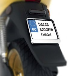 Ramka do tablicy rejestracyjnej skutera CHROM