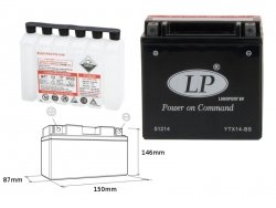 LANDPORT Hyosung GT 650 (09-10) akumulator elektrolit osobno 