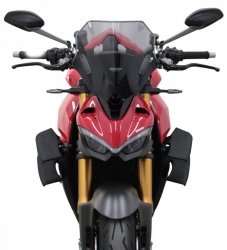 Szyba motocyklowa MRA DUCATI STREETFIGHTER V4/S 2020-2024, forma NRN, przyciemniana