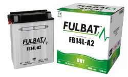Akumulator FULBAT FUL DRY - FB14L-A2 / YB14L-A2 (suchy, obsługowy, kwas w zestawie)