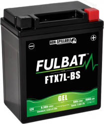 Akumulator FULBAT FUL GEL - FTX7L-BS / YTX7L-BS (Żelowy, bezobsługowy)