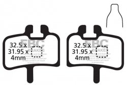 CFA277 - Klocki hamulcowe rowerowe (organiczne) EBC Brakes