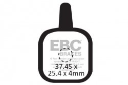 CFA330 - Klocki hamulcowe rowerowe (organiczne) EBC Brakes