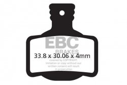 CFA619R - Klocki hamulcowe rowerowe (organiczne wyczynowe) EBC Brakes
