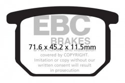 Klocki hamulcowe EBC FA065 (kpl. na 1 tarcze)