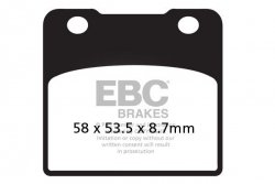 Klocki hamulcowe EBC FA103V V-PAD (kpl. na 1 tarcze)