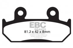 Klocki hamulcowe EBC FA121 (kpl. na 1 tarcze)