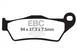 Klocki hamulcowe EBC FA181R (kpl. na 1 tarcze) (odpowiednik PROX 37.102202)