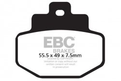 Klocki hamulcowe EBC SFA321 skuterowe (kpl. na 1 tarcze)