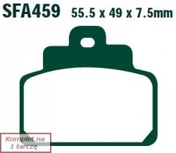 Klocki hamulcowe skuterowe EBC SFA459 (kpl. na 1 tarczę)