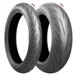 BRIDGESTONE KOMPLET OPON (16611/24) 120/70ZR17 BATTLAX S22 (58W) TL PRZÓD DOT 2024 + (16616/24) 200/55ZR17 BATTLAX S22 (78W) TL 