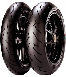 PIRELLI KOMPLET OPON (2291900/23) 120/70ZR17 DIABLO ROSSO II (K) (58W) TL M/C PRZÓD DOT 2023 + (2068500/24) 180/55ZR17 DIABLO RO