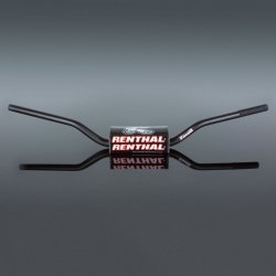 RENTHAL KIEROWNICA 1,1/8 CALA (28,6MM) MX FATBAR HANDLEBAR BLACK YAMAHA YZ/YZF +7 KOLOR CZARNY Z GĄBKĄ