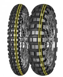 MITAS OPONA 140/80B17 ENDURO TRAIL XT+ DAKAR (PODWÓJNY ŻÓŁTY PASEK) 69T TL/TT M+S TYŁ DOT 02-13/2024 (460113) (ZAMIENNIK:7000049