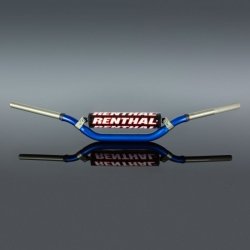 RENTHAL KIEROWNICA 1,1/8 CALA (28,6MM) MX TWINWALL 994 HANDLEBAR BLUE KTM HIGH PADDED KOLOR NIEBIESKI Z GĄBKĄ