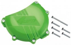 UFO OSŁONA POKRYWY SPRZĘGŁA KAWASAKI KXF 450 06-15, KOLOR ZIELONY