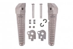 BIKETEC PARTS ZESTAW PODNÓŻKÓW (PODNÓŻKI) PASAŻERA KOMPLETNY Z MOCOWANIAMI HONDA CB 400 93-98, CBR 250 87-97, CBR 900 93-99, CBR