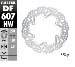 GALFER TARCZA HAMULCOWA TYŁ KTM SX/EXC/SX-F/EXC-F 93-23; GS/MX/LC4 93-23; GAS GAS EC/EC-F/MC/MC-F 21-24; HUSQVARNA TC/TE/TX/FC/F