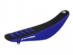 BLACKBIRD POKROWIEC / POSZYCIE NA SIEDZENIE YAMAHA YZ 250F 10-13 DOUBLE GRIP 3 KOLOR CZARNY NIEBIESKI