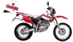 BLACKBIRD KOMPLET NAKLEJEK (OKLEIN) YAMAHA TT 600R 97-05 DREAM 2 KOLOR BIAŁY CZERWONY