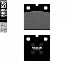 GALFER KLOCKI HAMULCOWE KH018 PÓŁMETALICZNE BMW