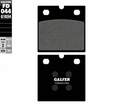 GALFER KLOCKI HAMULCOWE KH077 PÓŁMETALICZNE