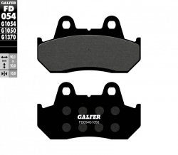GALFER KLOCKI HAMULCOWE KH069 PÓŁMETALICZNE (SCOOTER)