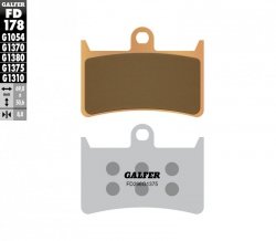 GALFER KLOCKI HAMULCOWE KH252 / KH380 SPIEK METALICZNY (ZŁOTE) SPORT
