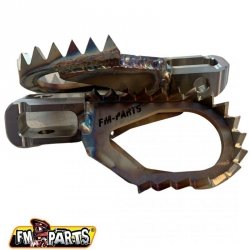 FM-PARTS OFFSET SPODNÓŻKI (KOMPLET) STAINLESS FOOTPEGS BETA 20-24 KOLOR STALOWY